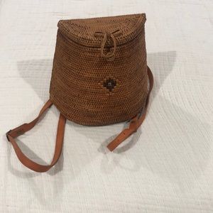 August Effects Rattan backpack